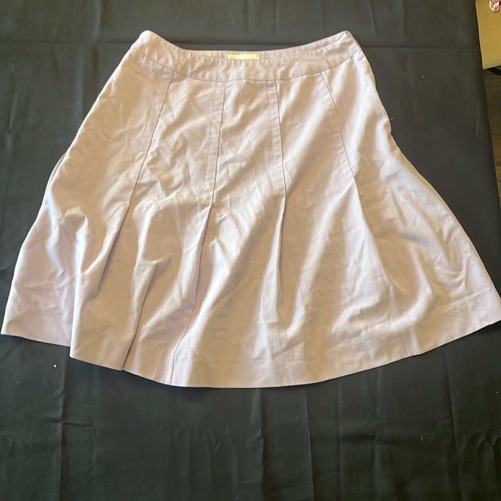 Purple pleated skirt size 8